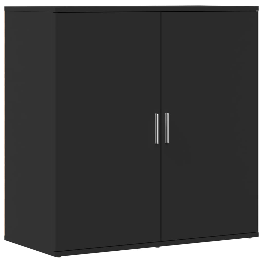 Sideboards 2 pcs Black 79x38x80 cm Engineered Wood