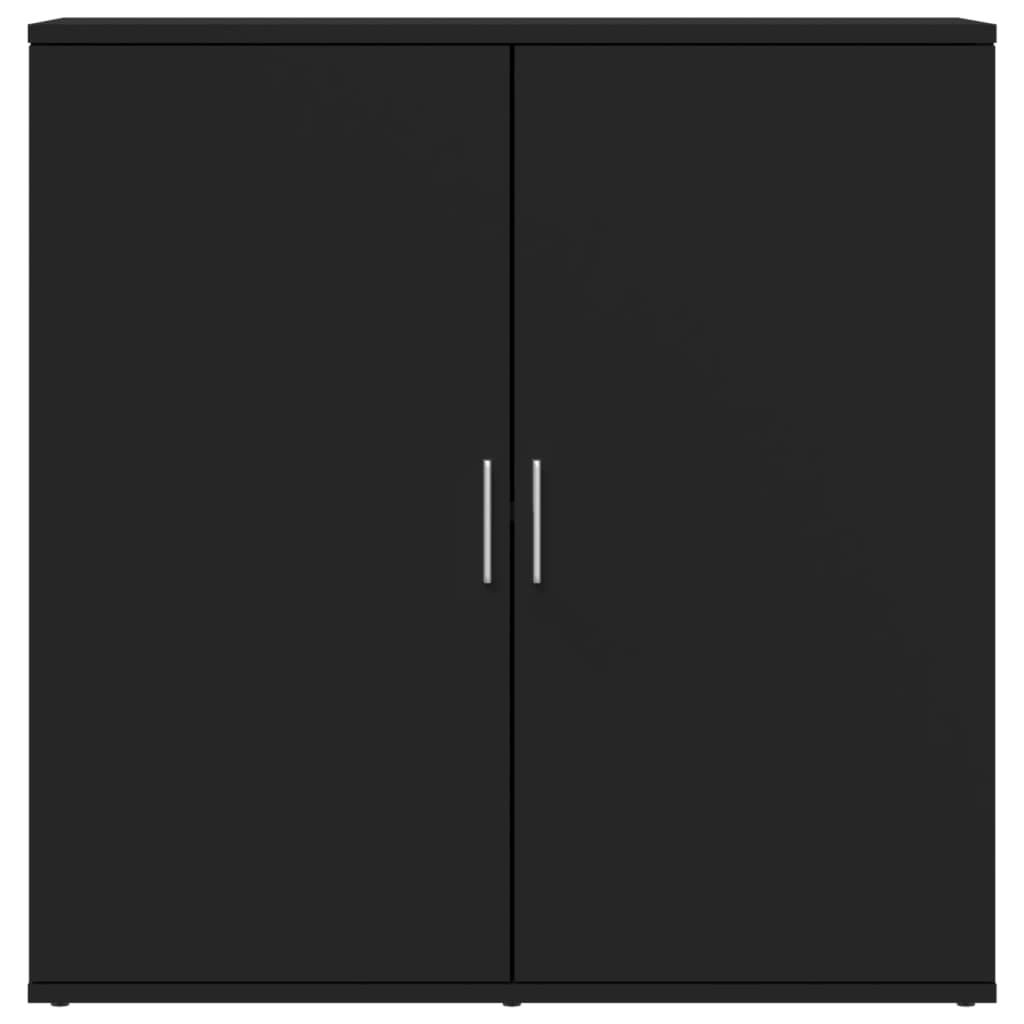 Sideboards 2 pcs Black 79x38x80 cm Engineered Wood