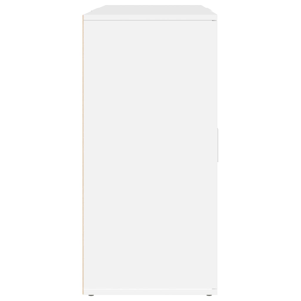 Sideboards 3 pcs White Engineered Wood