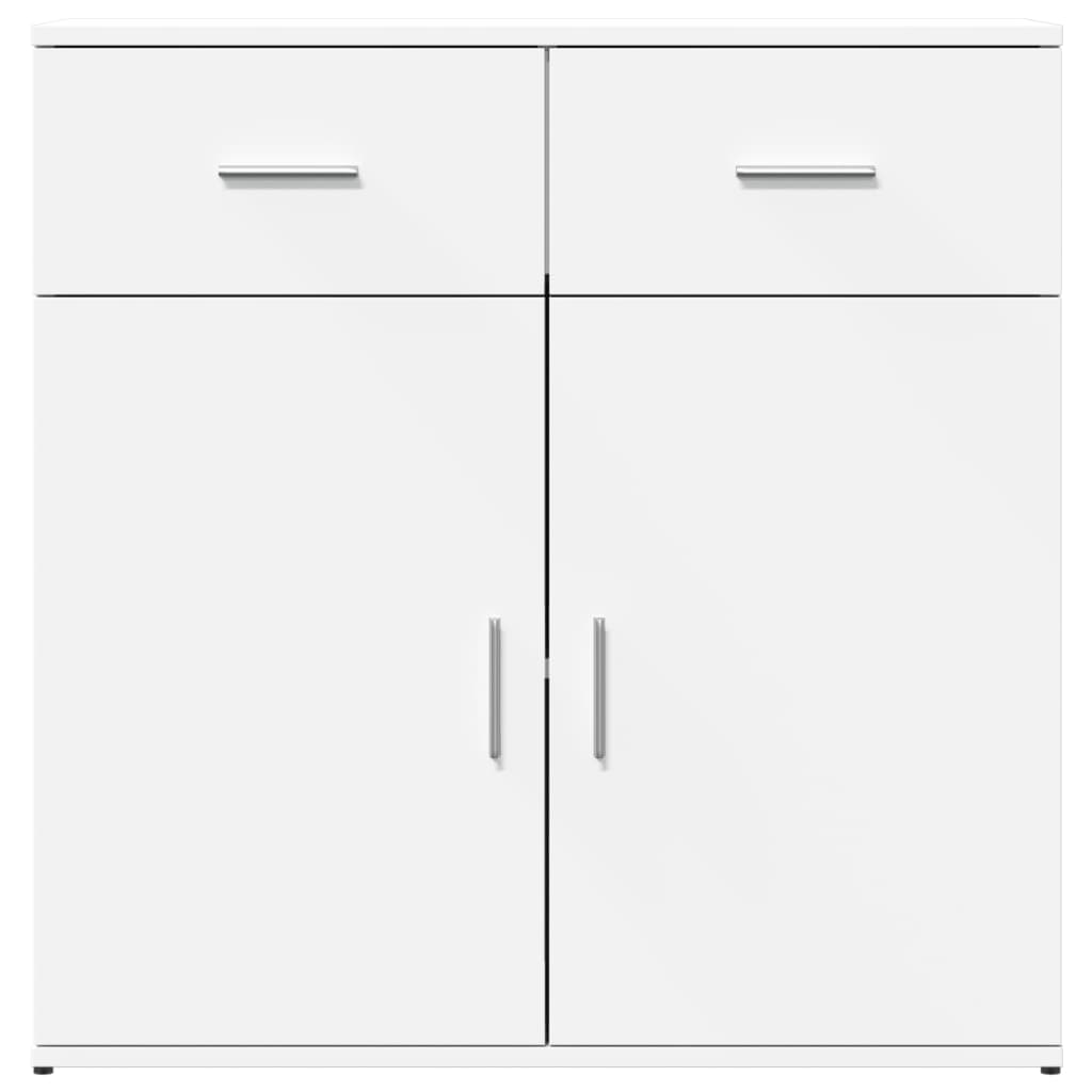 Sideboards 2 pcs White 79x38x80 cm Engineered Wood