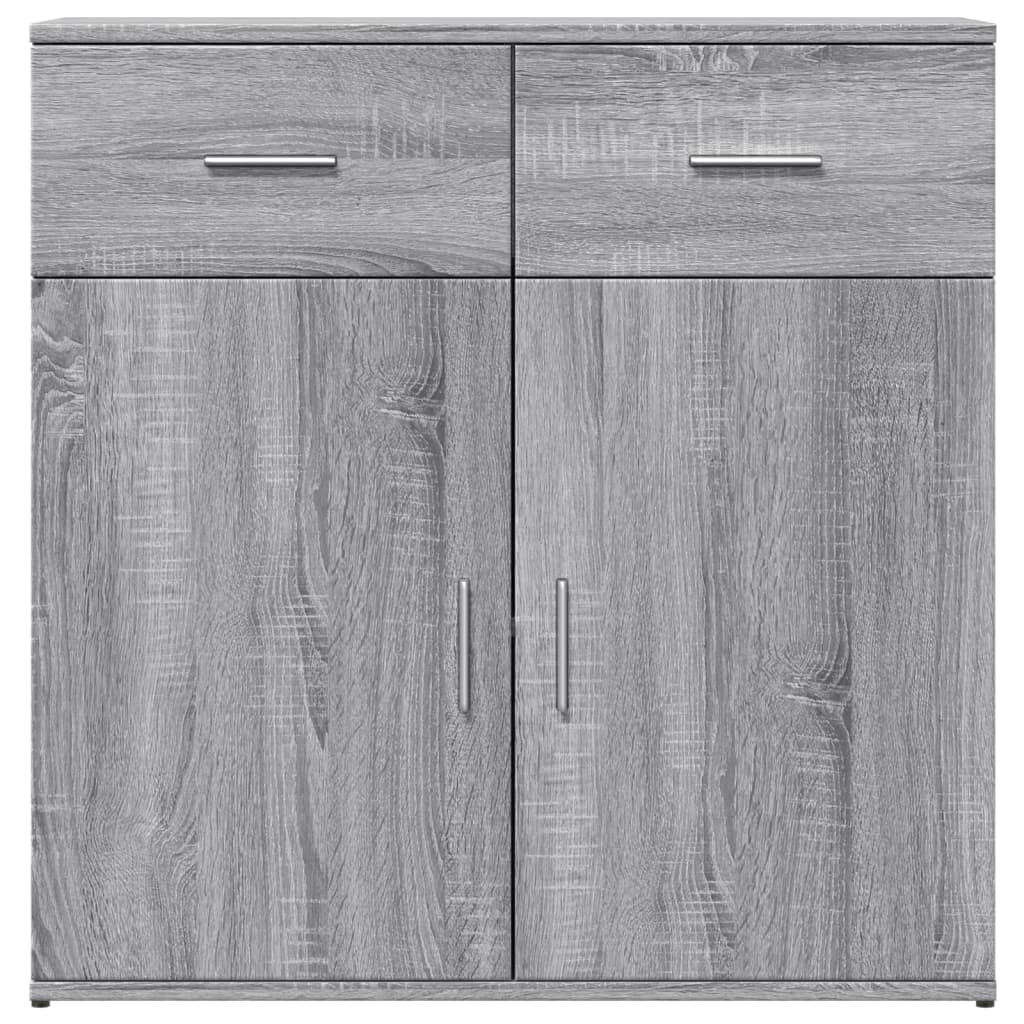 Sideboards 2 pcs Grey Sonoma 79x38x80 cm Engineered Wood