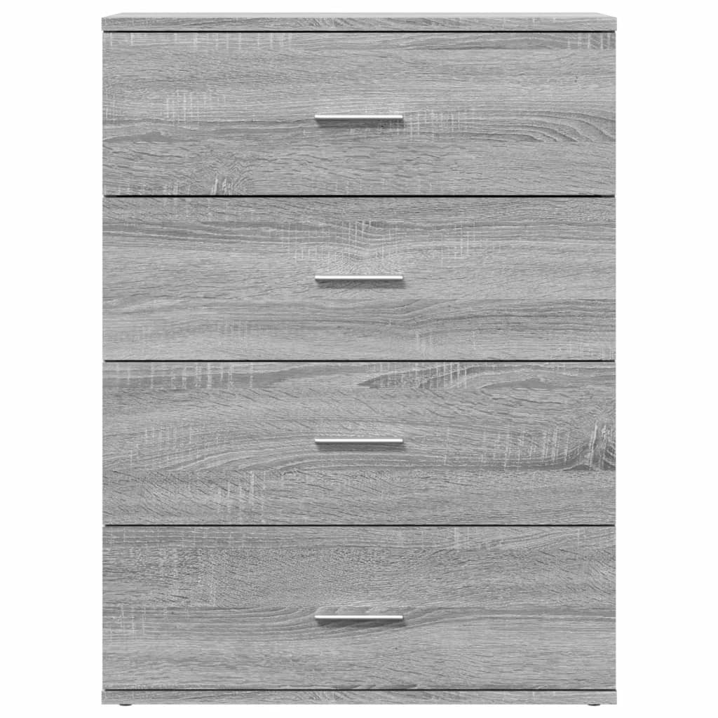 Sideboards 2 pcs Grey Sonoma 60x39x80 cm Engineered Wood