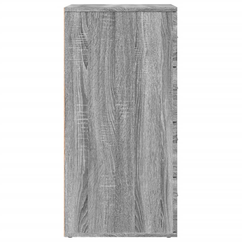 Sideboards 2 pcs Grey Sonoma 60x39x80 cm Engineered Wood