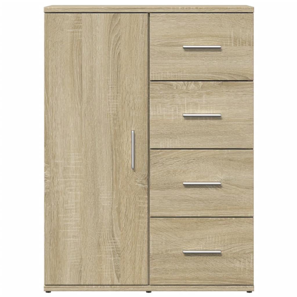 Sideboards 2 pcs Sonoma Oak 59x39x80 cm Engineered Wood