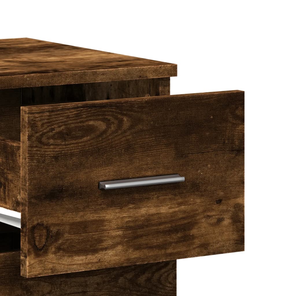 Sideboards 2 pcs Smoked Oak 59x39x80 cm Engineered Wood