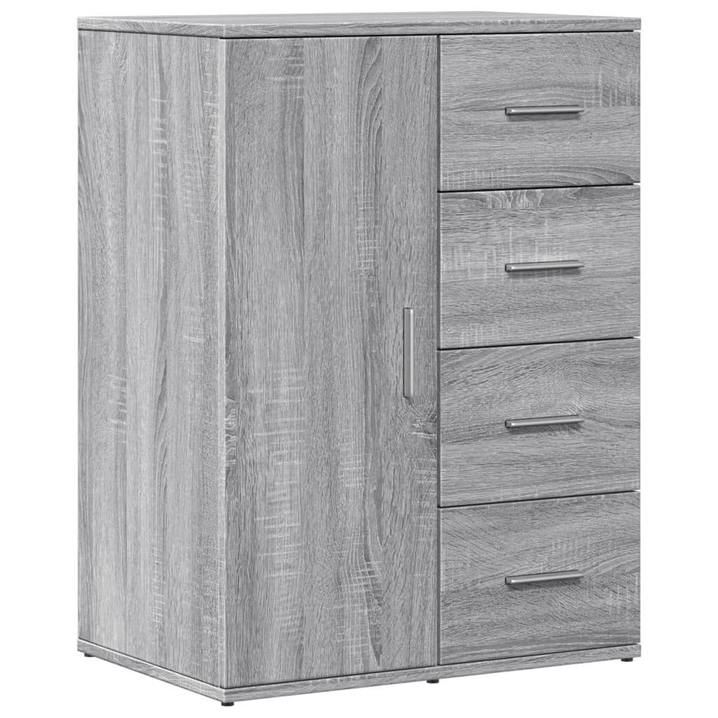 Sideboards 2 pcs Grey Sonoma 59x39x80 cm Engineered Wood
