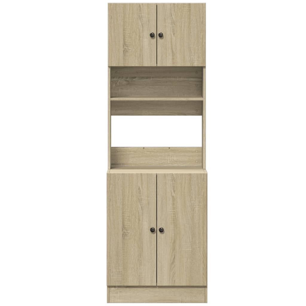 Kitchen Cabinet Sonoma Oak 60x50x180 cm Engineered Wood