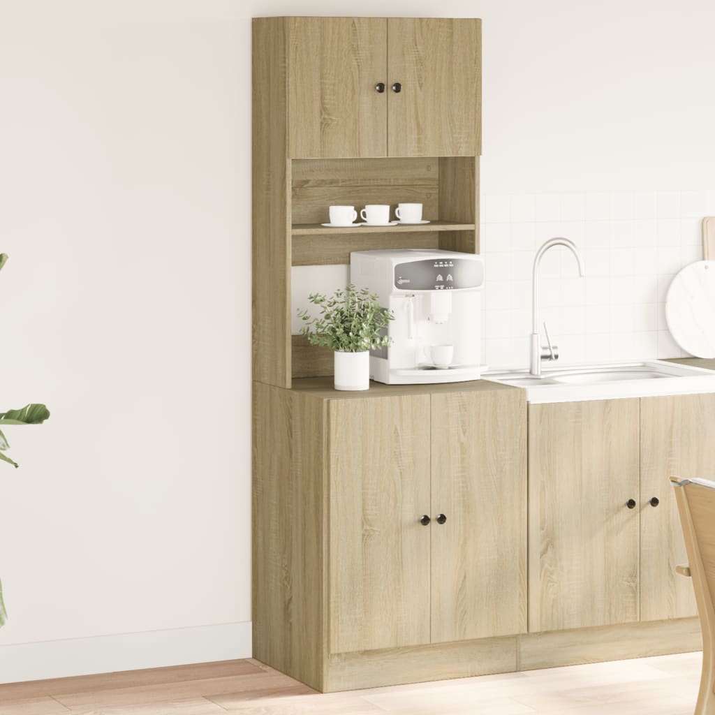 Kitchen Cabinet Sonoma Oak 60x50x180 cm Engineered Wood