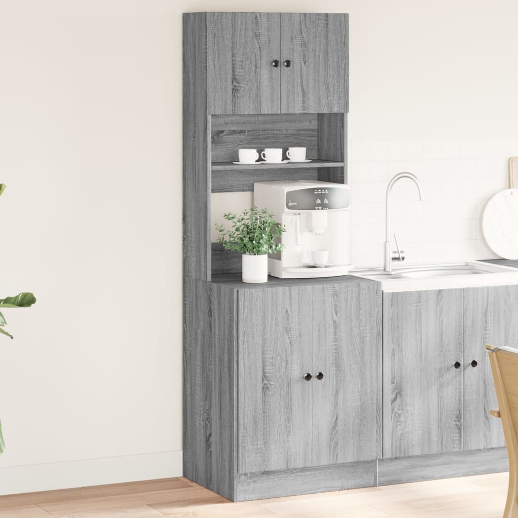 Kitchen Cabinet Grey Sonoma 60x50x180 cm Engineered Wood