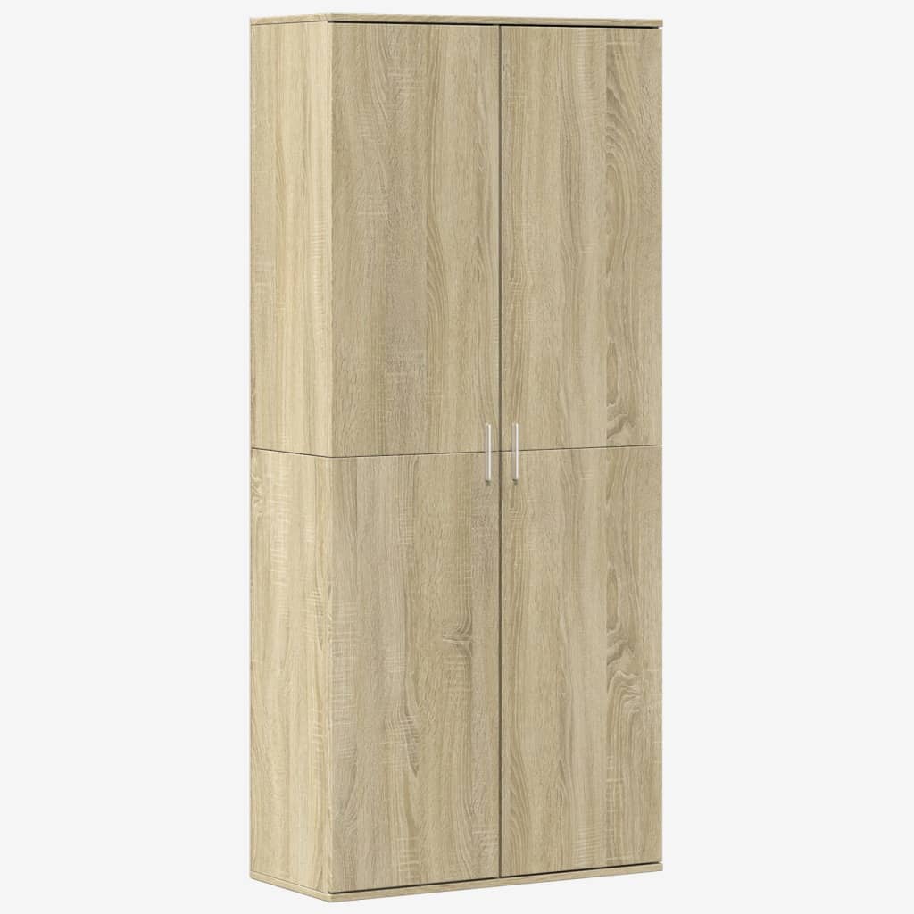 Highboard Sonoma Oak 80x35x180 cm Engineered Wood
