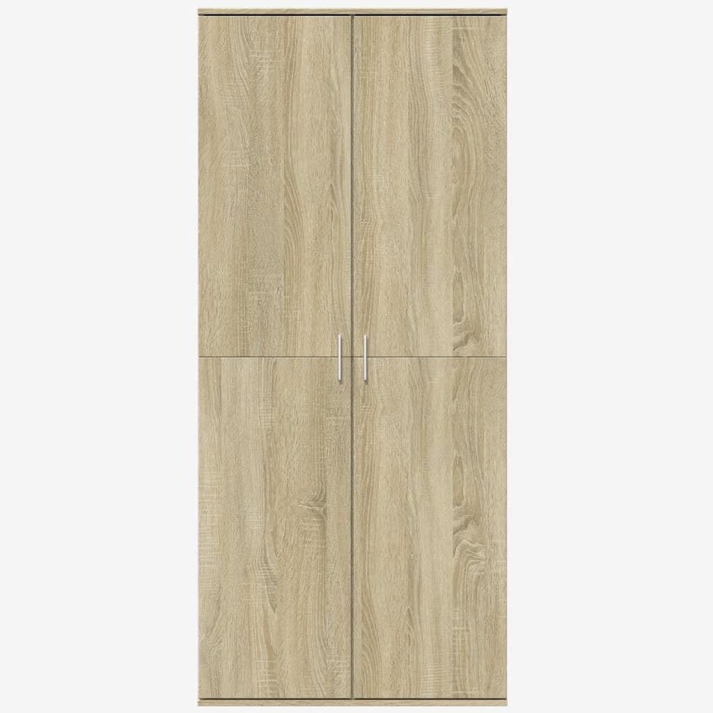 Highboard Sonoma Oak 80x35x180 cm Engineered Wood