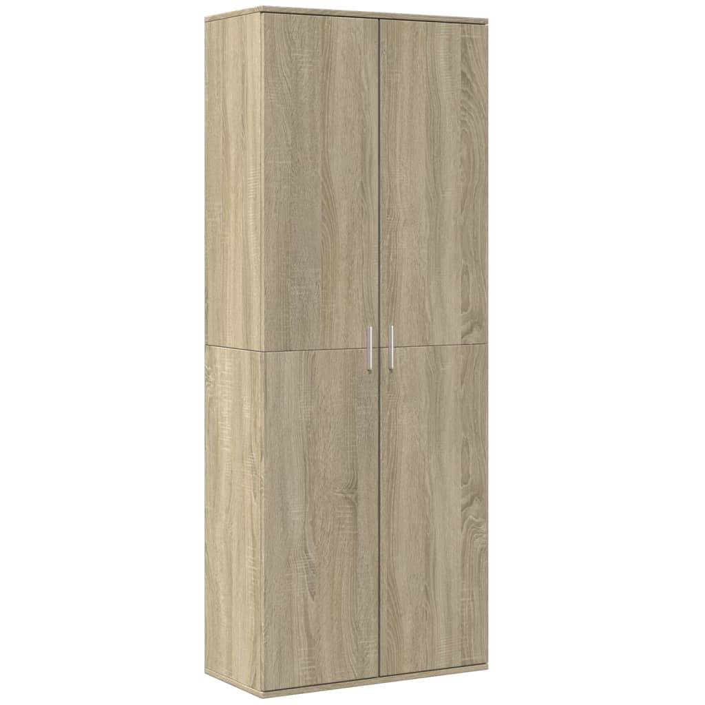 Highboard Sonoma Oak 70x35x180 cm Engineered Wood