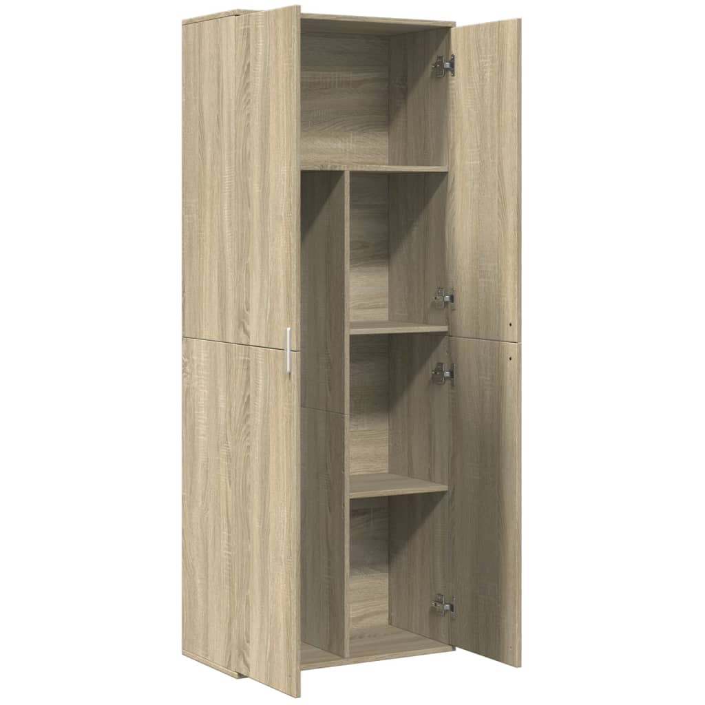 Highboard Sonoma Oak 70x35x180 cm Engineered Wood