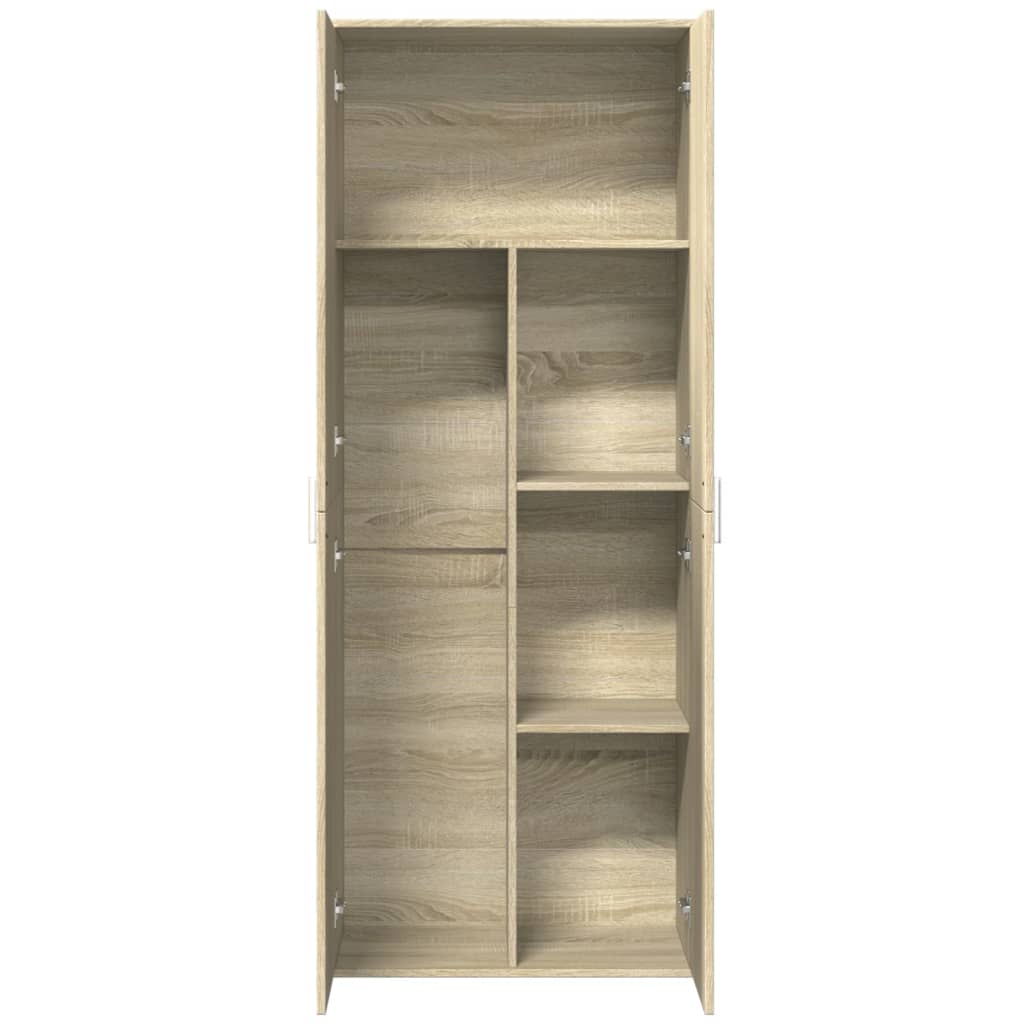 Highboard Sonoma Oak 70x35x180 cm Engineered Wood