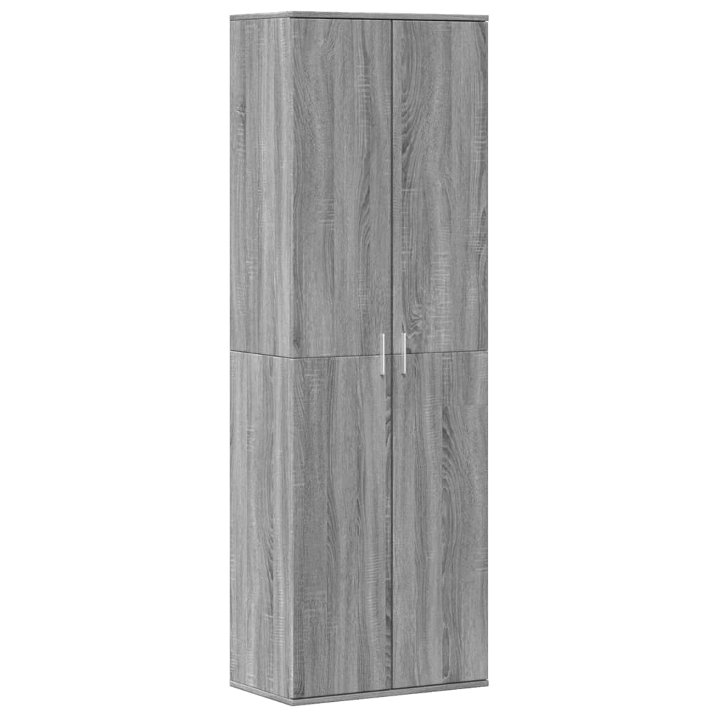 Highboard Grey Sonoma 60x35x180 cm Engineered Wood