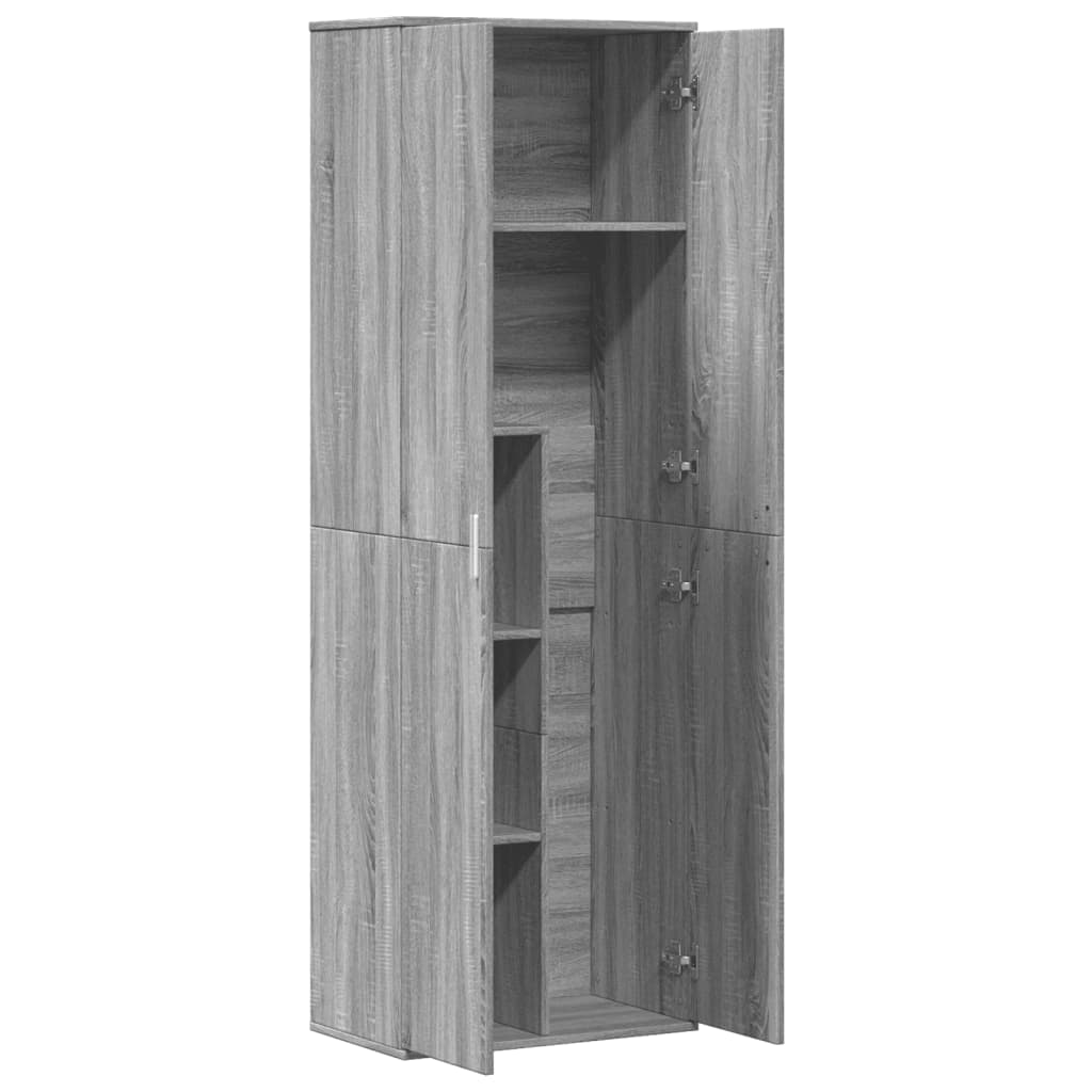 Highboard Grey Sonoma 60x35x180 cm Engineered Wood