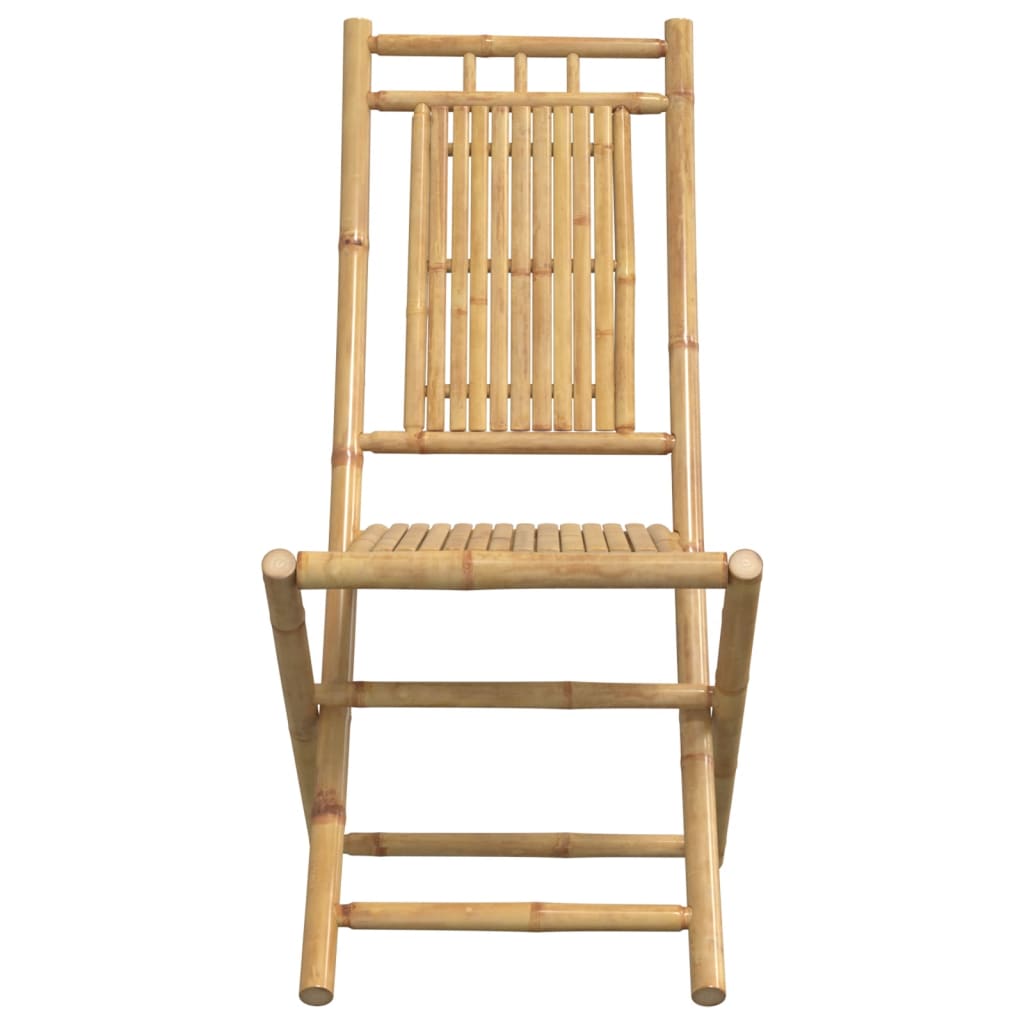 Folding Garden Chairs 4 pcs 46x66x99 cm Bamboo
