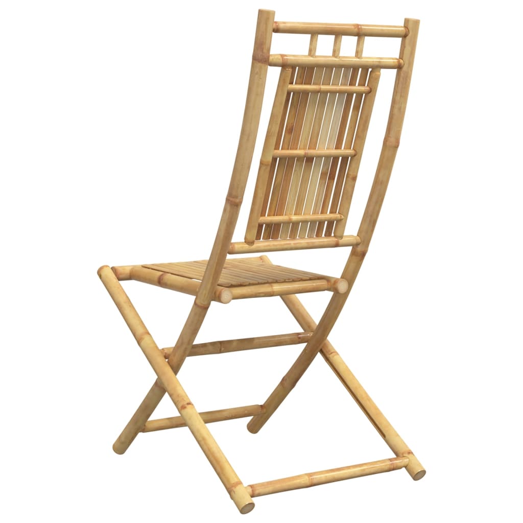 Folding Garden Chairs 4 pcs 46x66x99 cm Bamboo
