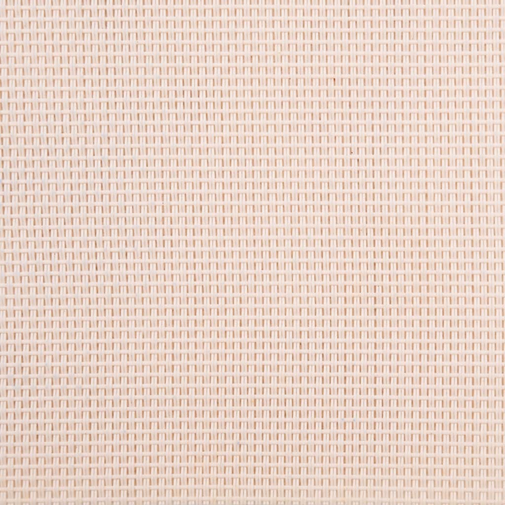 Sun Loungers 2 pcs with Table Cream Solid Wood Acacia and Textilene