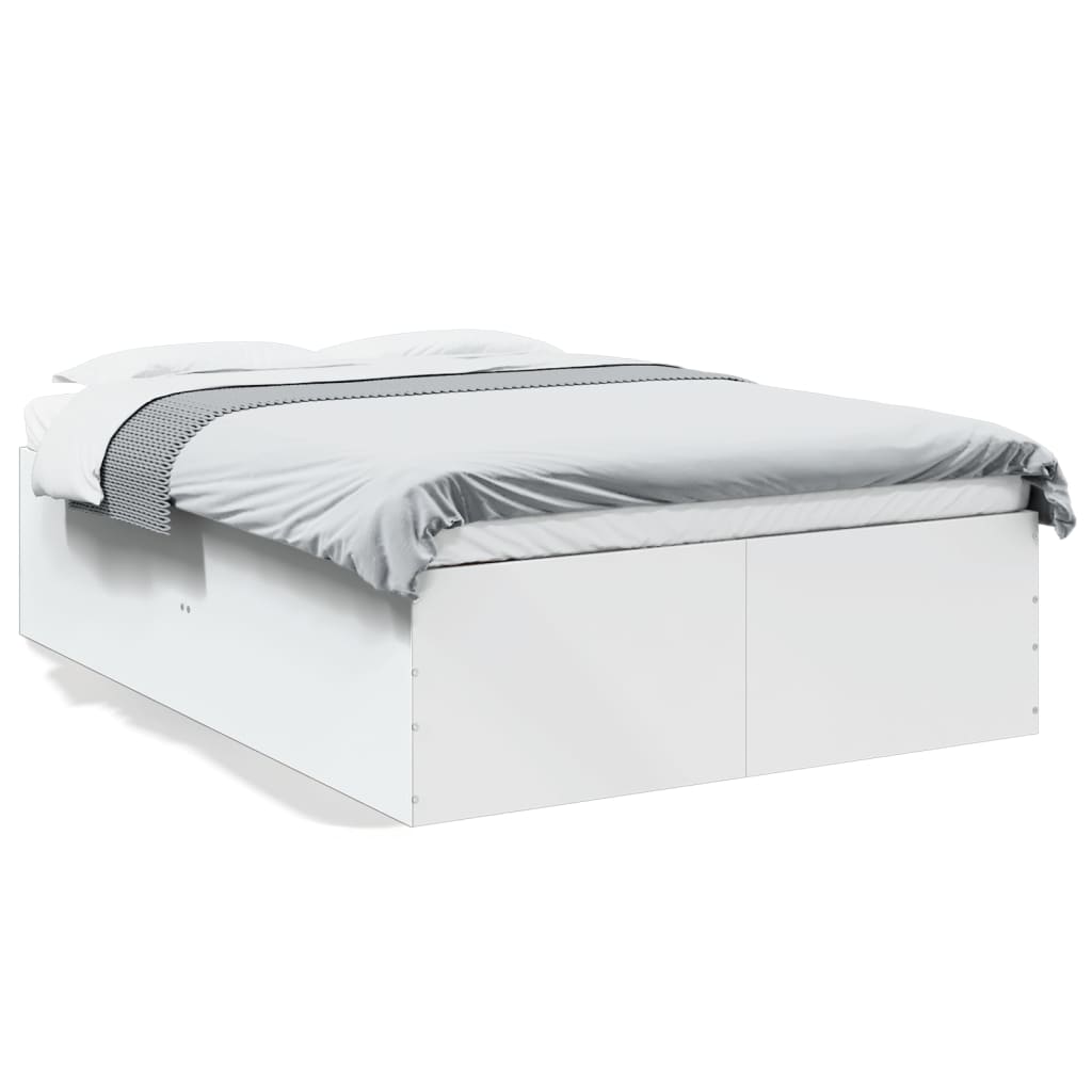 Bed Frame without Mattress White 120x200 cm