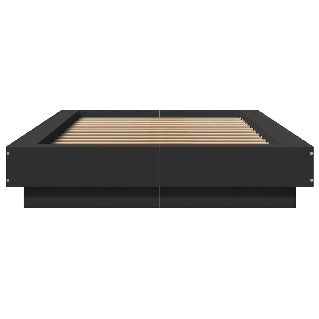 Bed Frame without Mattress Black 90x190 cm Single