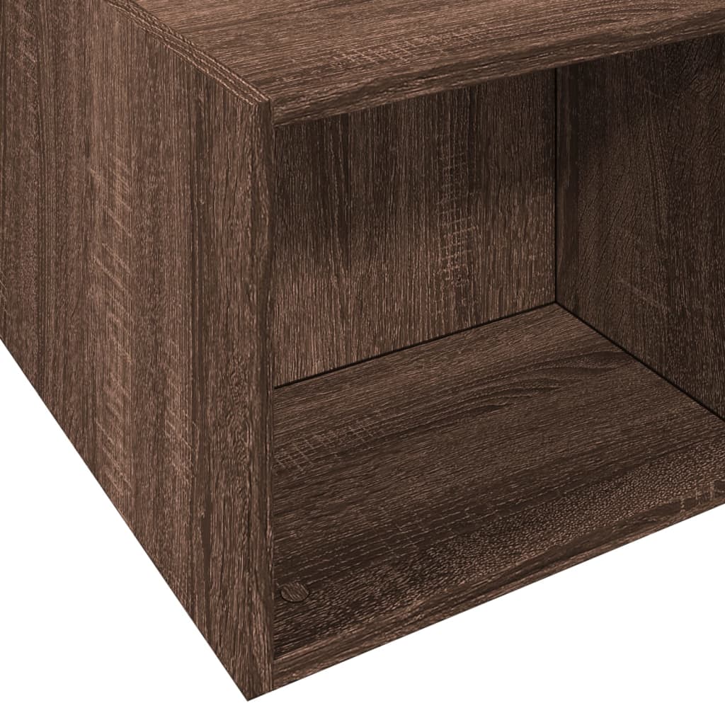 Bed Frame without Mattress Brown Oak 120x190 cm Small Double