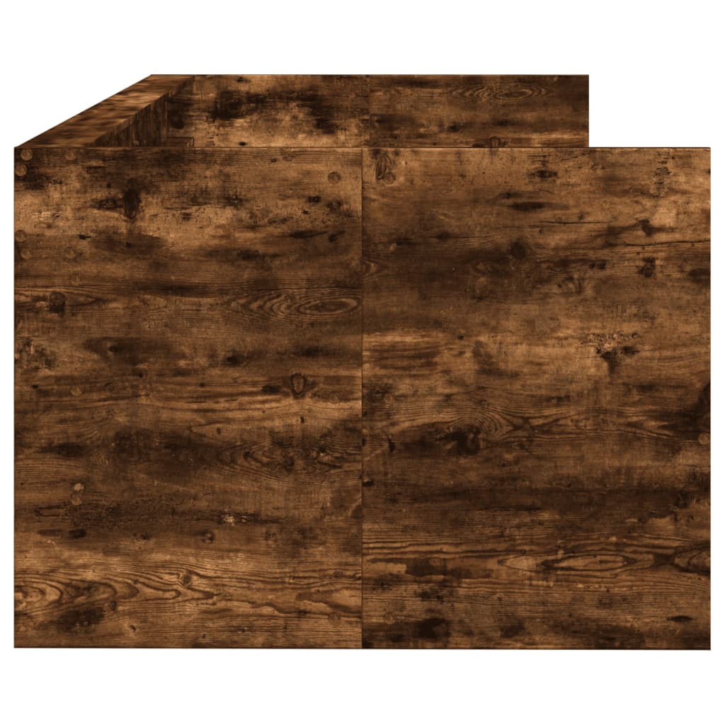 Daybed with Drawers without Mattress Smoked Oak 100x200 cm