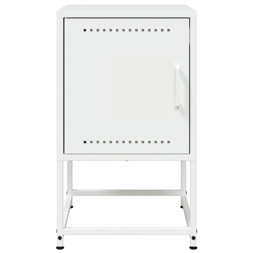 Bedside Cabinets 2 pcs White 36x39x60.5 cm Steel