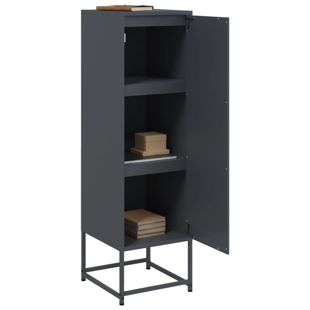 Highboard Anthracite 36x39x123 cm Steel
