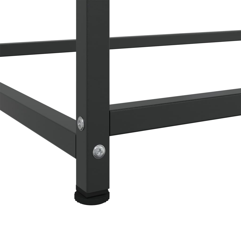 Highboard Black 100.5x39x107 cm Steel