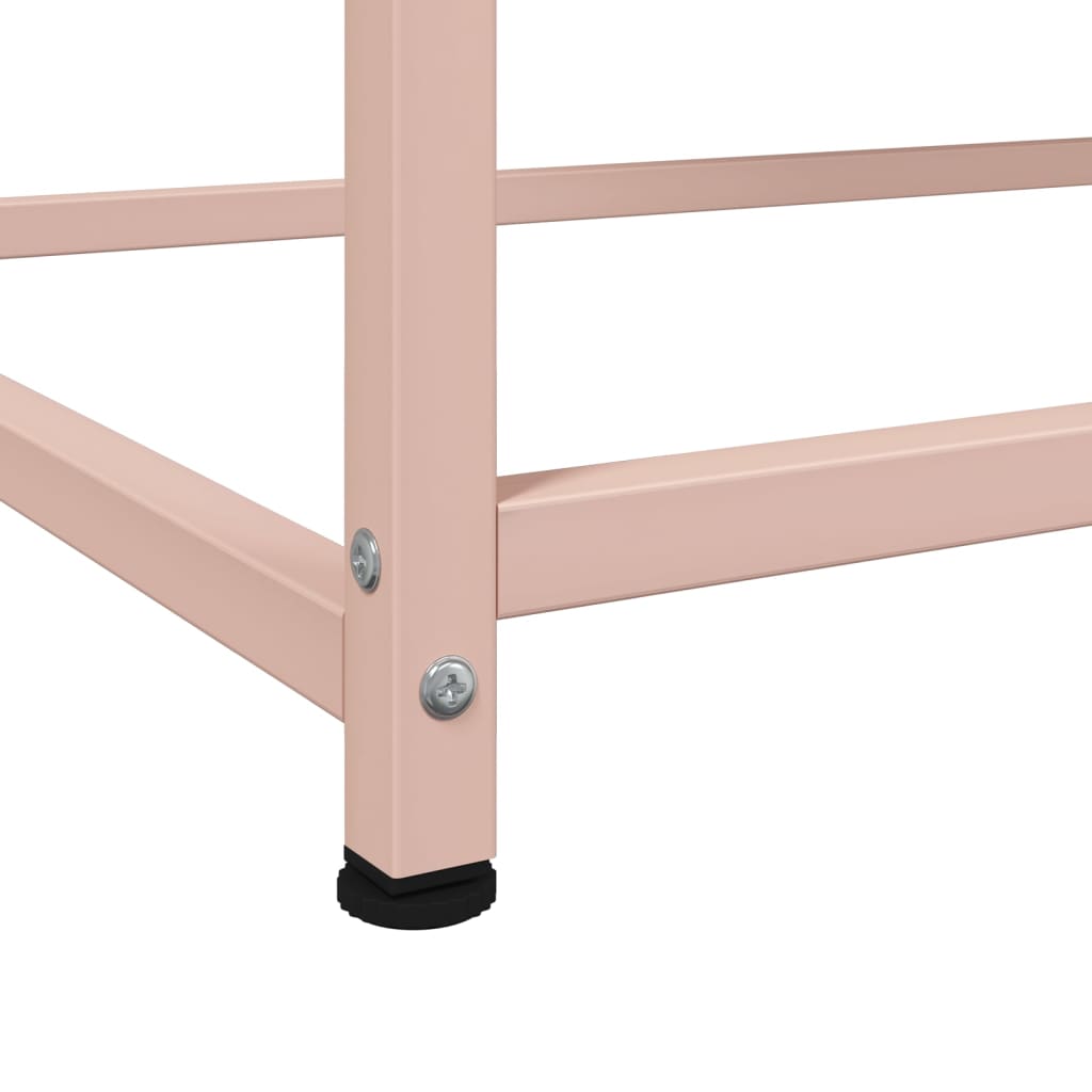 Highboard Pink 100.5x39x107 cm Steel