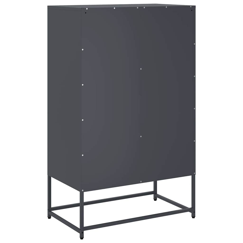 Highboard Anthracite 68x39x111.5 cm Steel