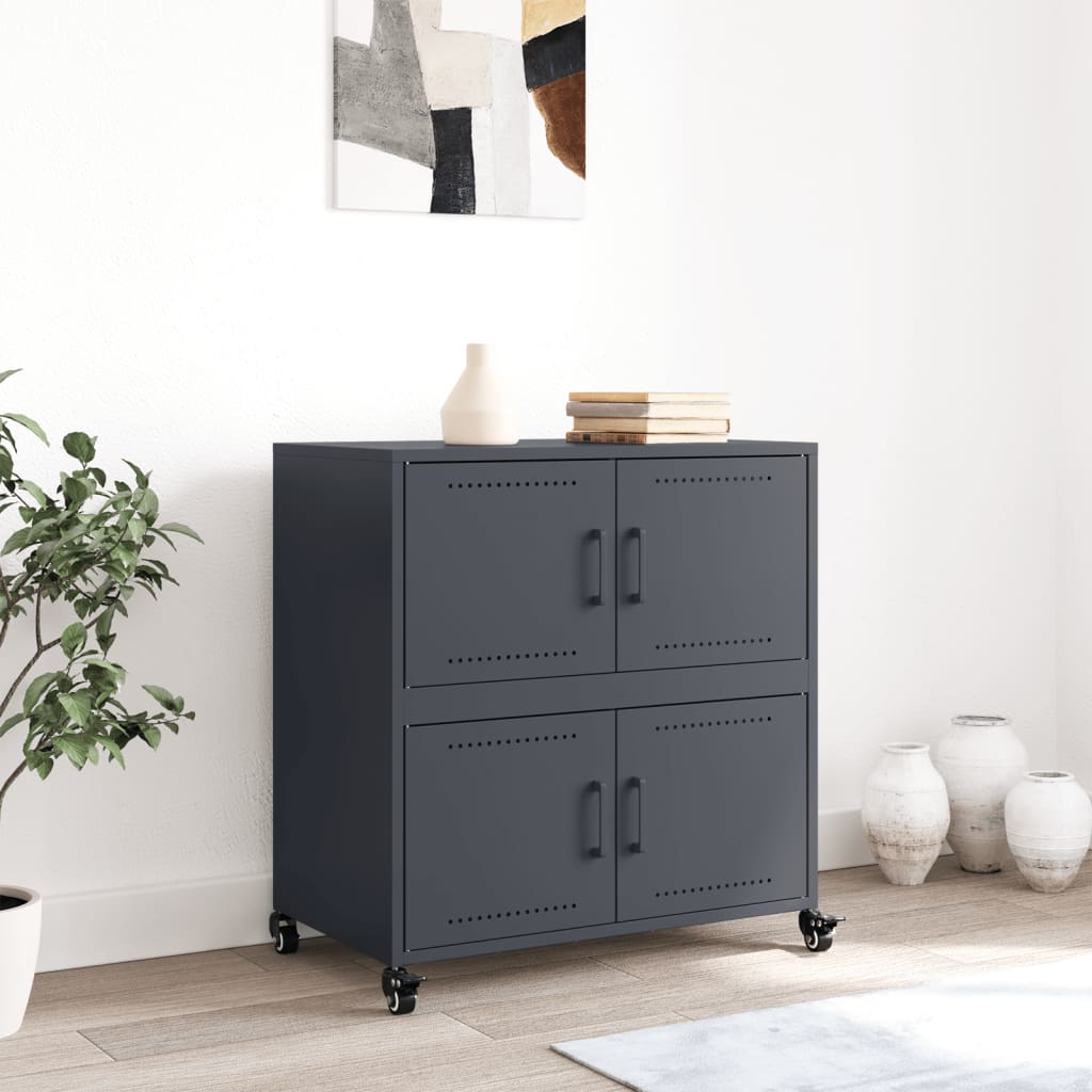 Sideboard Anthracite 68x39x72 cm Steel