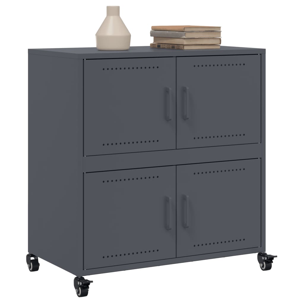 Sideboard Anthracite 68x39x72 cm Steel