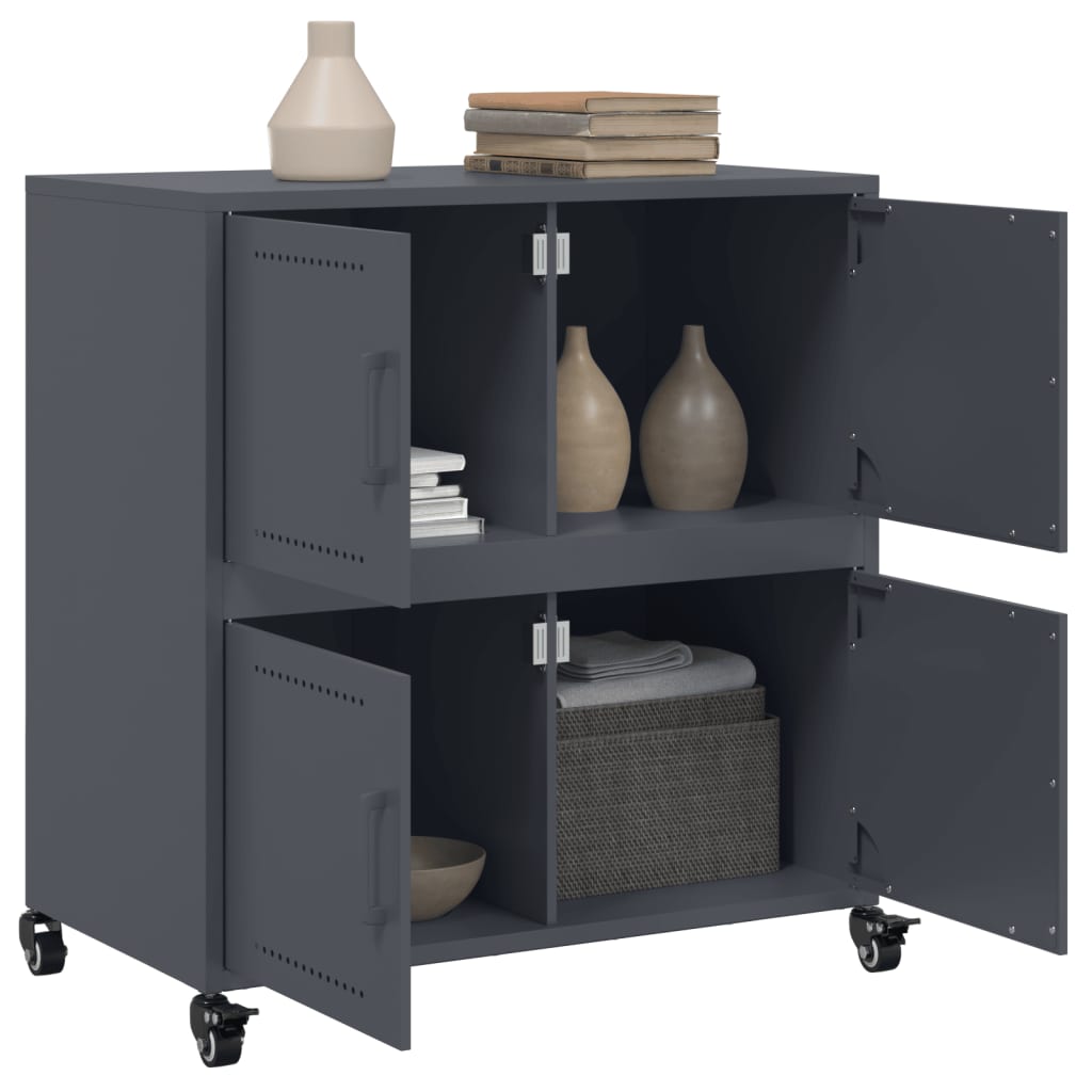 Sideboard Anthracite 68x39x72 cm Steel