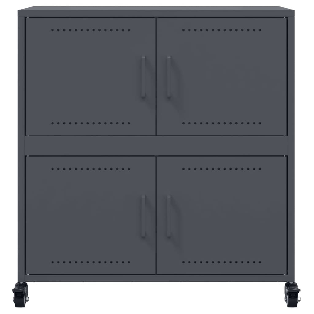 Sideboard Anthracite 68x39x72 cm Steel