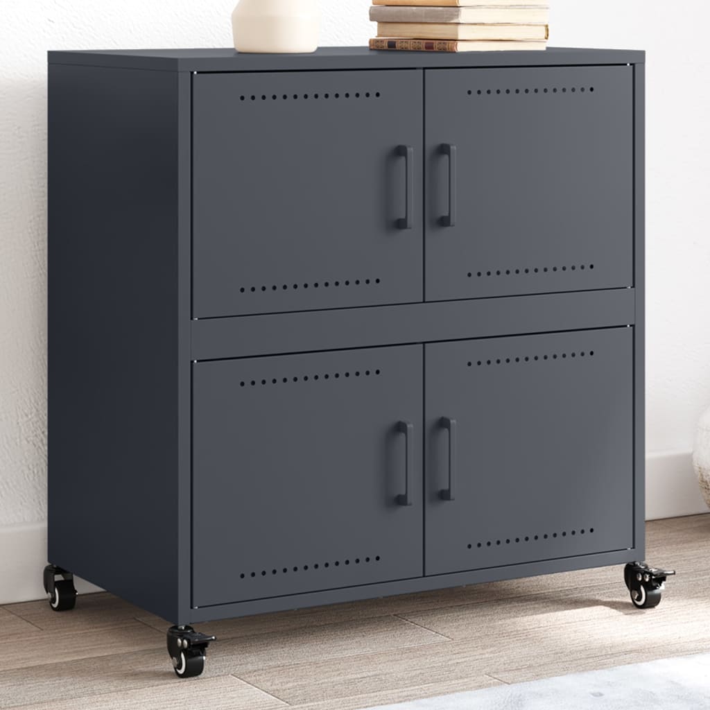 Sideboard Anthracite 68x39x72 cm Steel