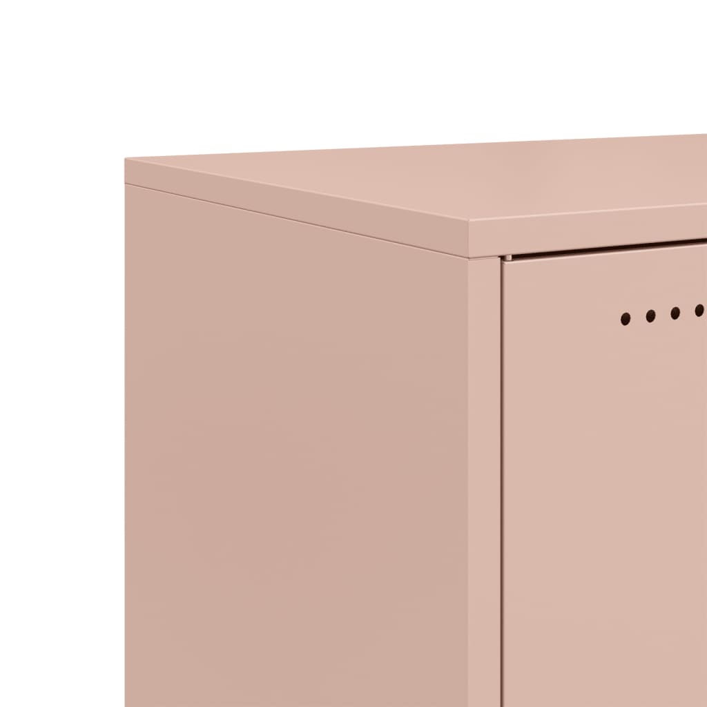 Sideboard Pink 68x39x72 cm Steel