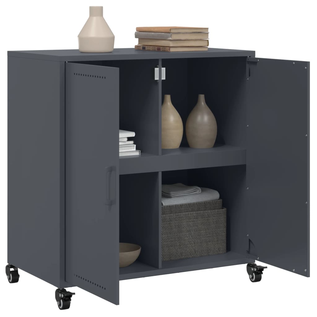 Sideboard Anthracite 68x39x72 cm Steel