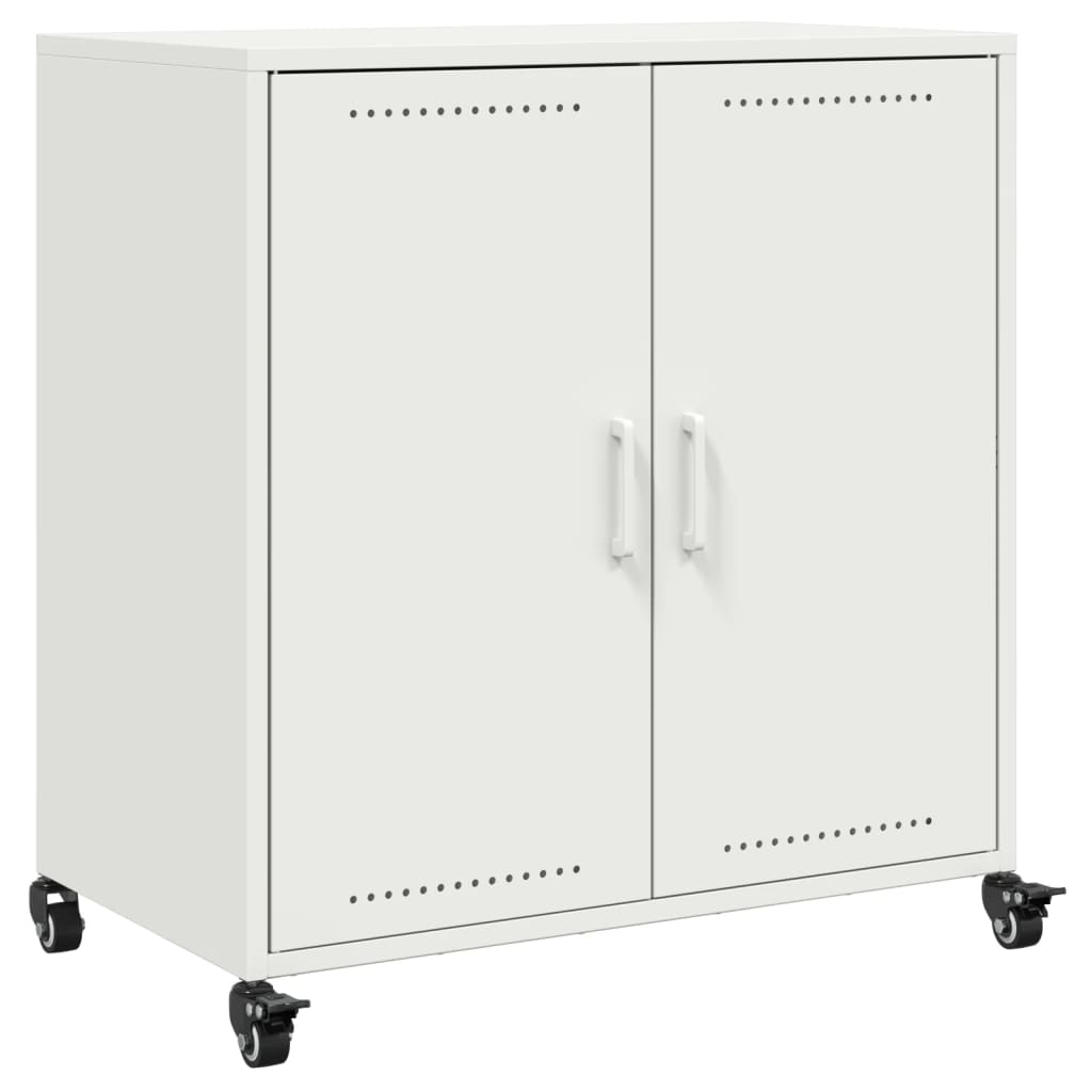 Sideboard White 68x39x72 cm Steel