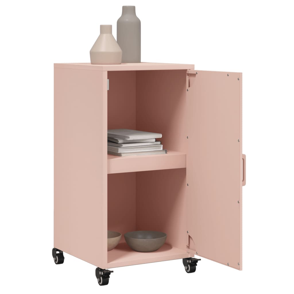 Sideboard Pink 36x39x72 cm Steel