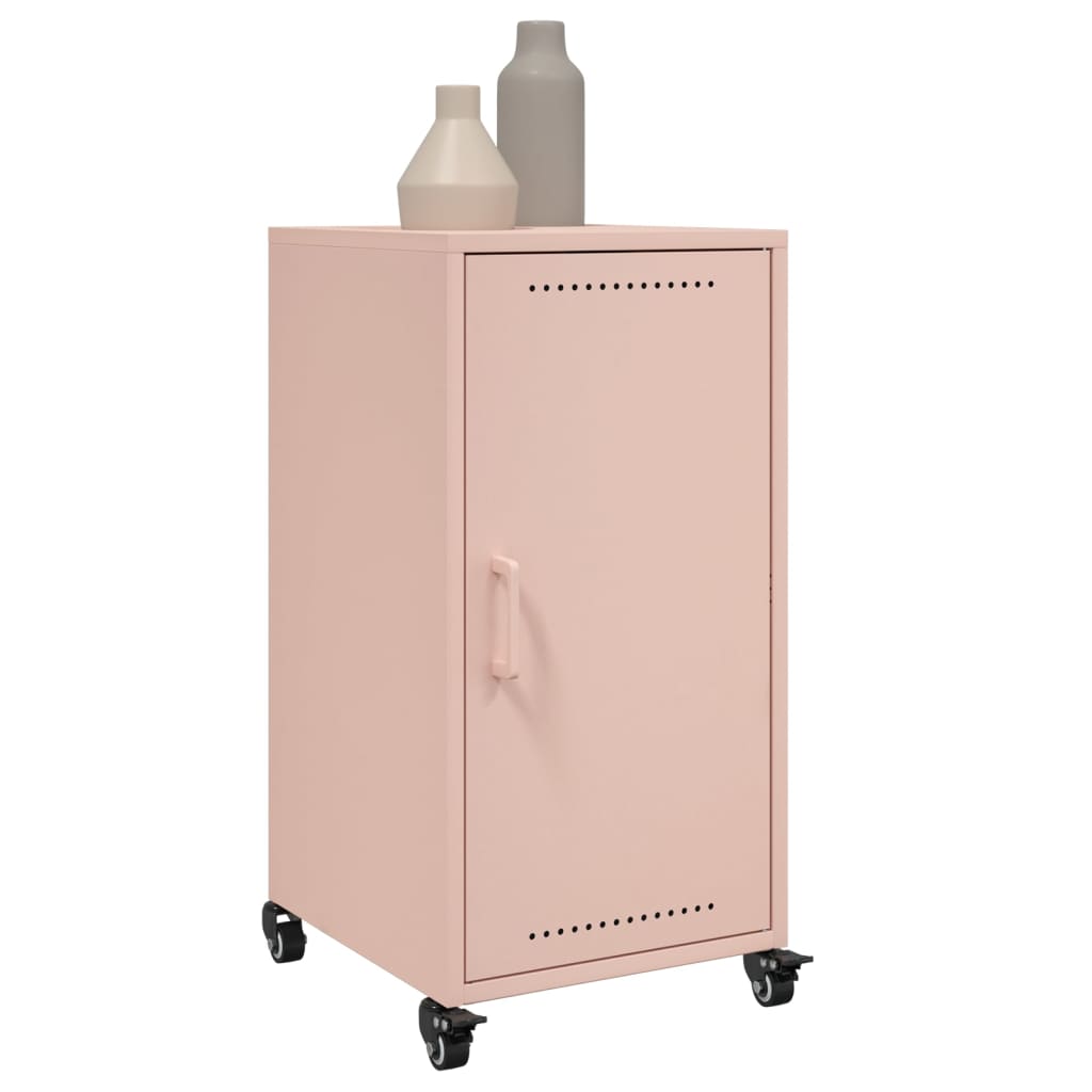 Sideboard Pink 36x39x72 cm Steel