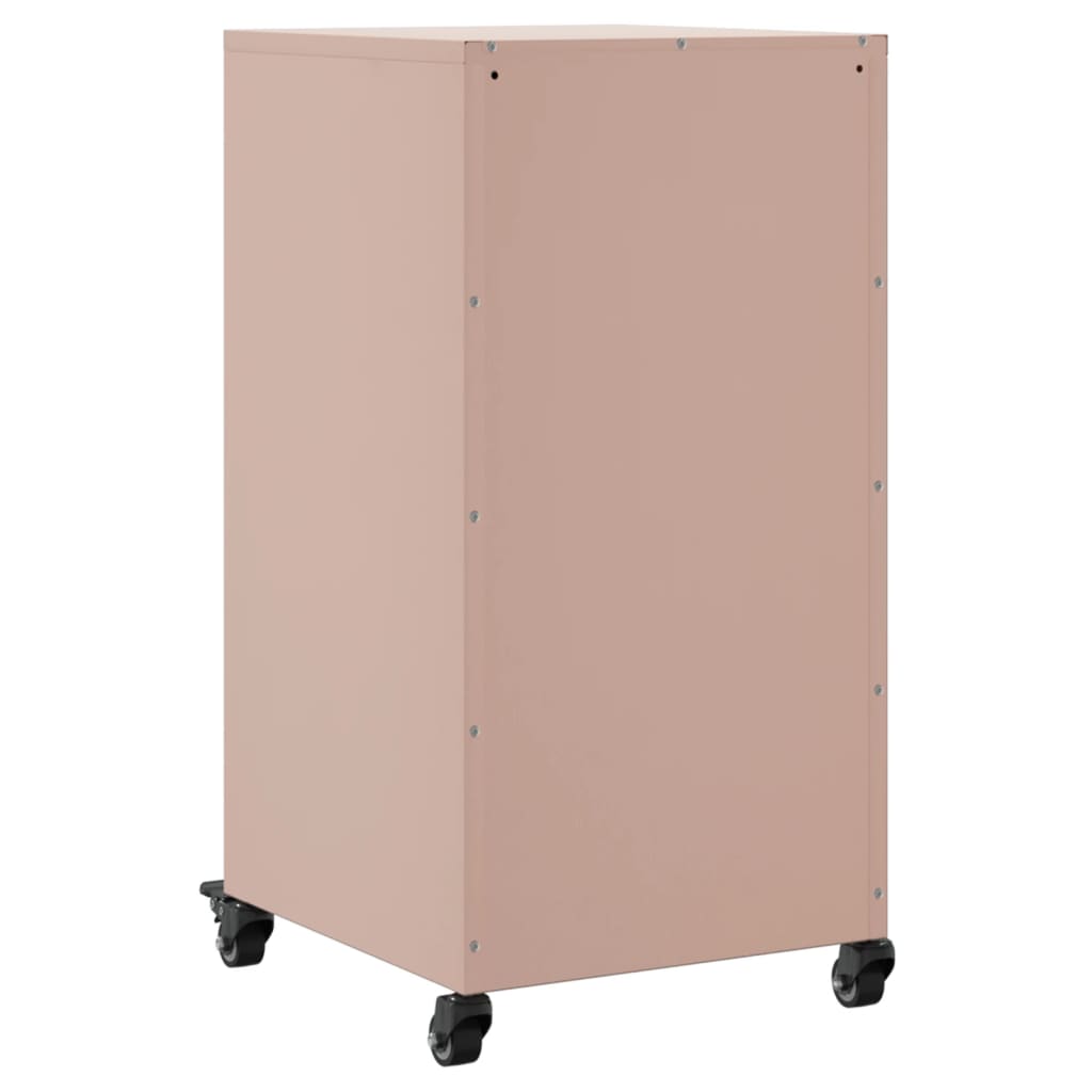 Sideboard Pink 36x39x72 cm Steel