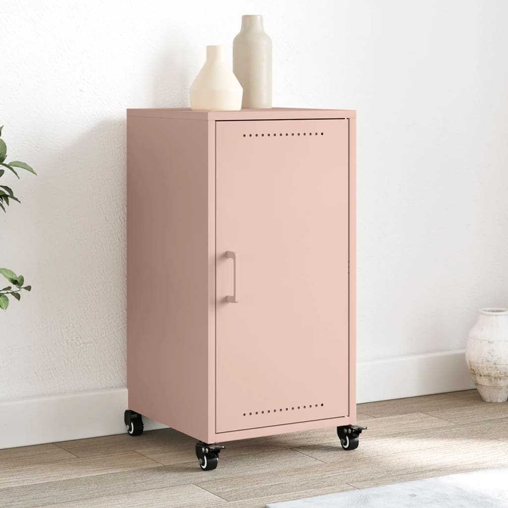 Sideboard Pink 36x39x72 cm Steel