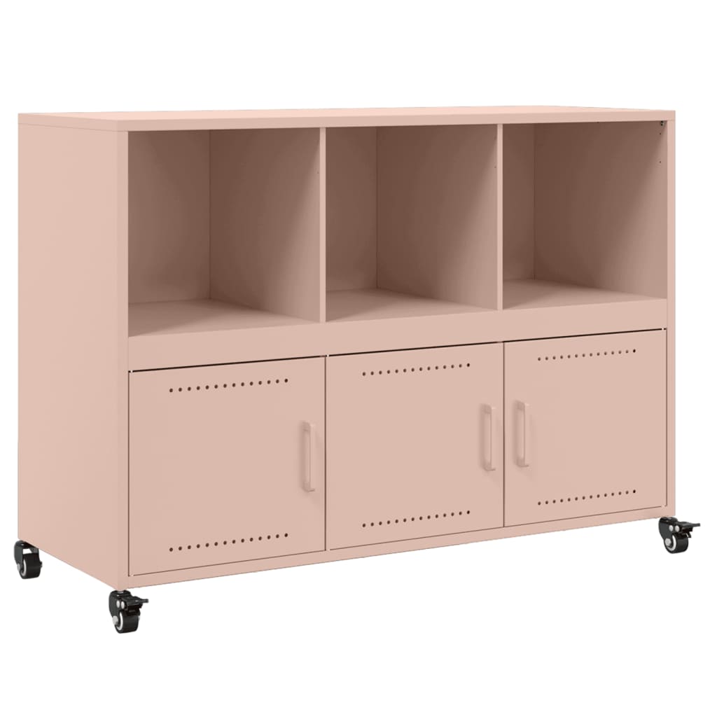 Sideboard Pink 100.5x39x72 cm Steel