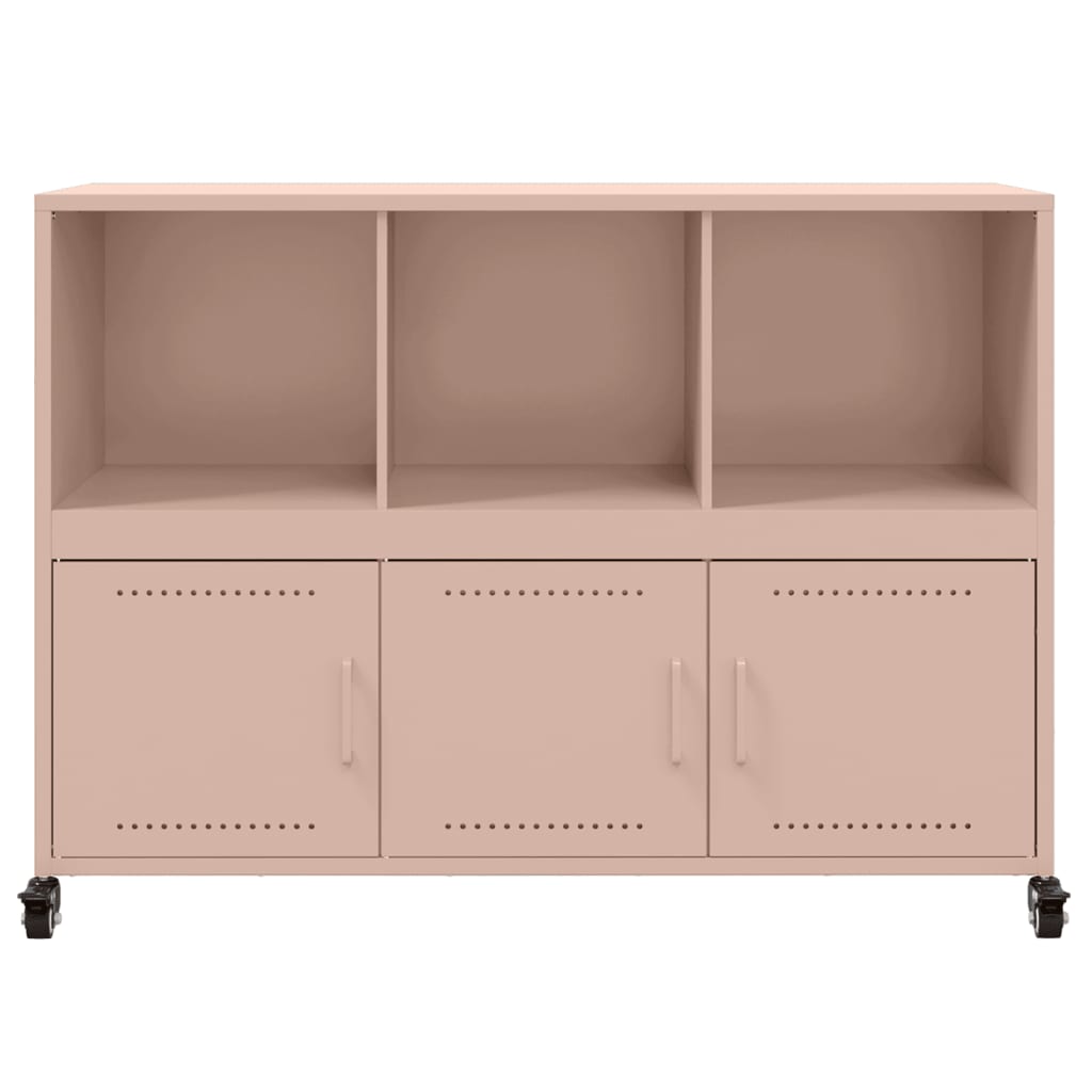 Sideboard Pink 100.5x39x72 cm Steel