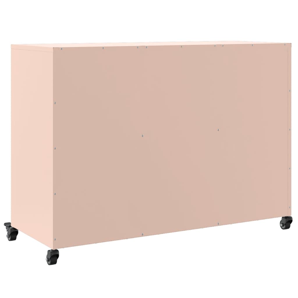 Sideboard Pink 100.5x39x72 cm Steel