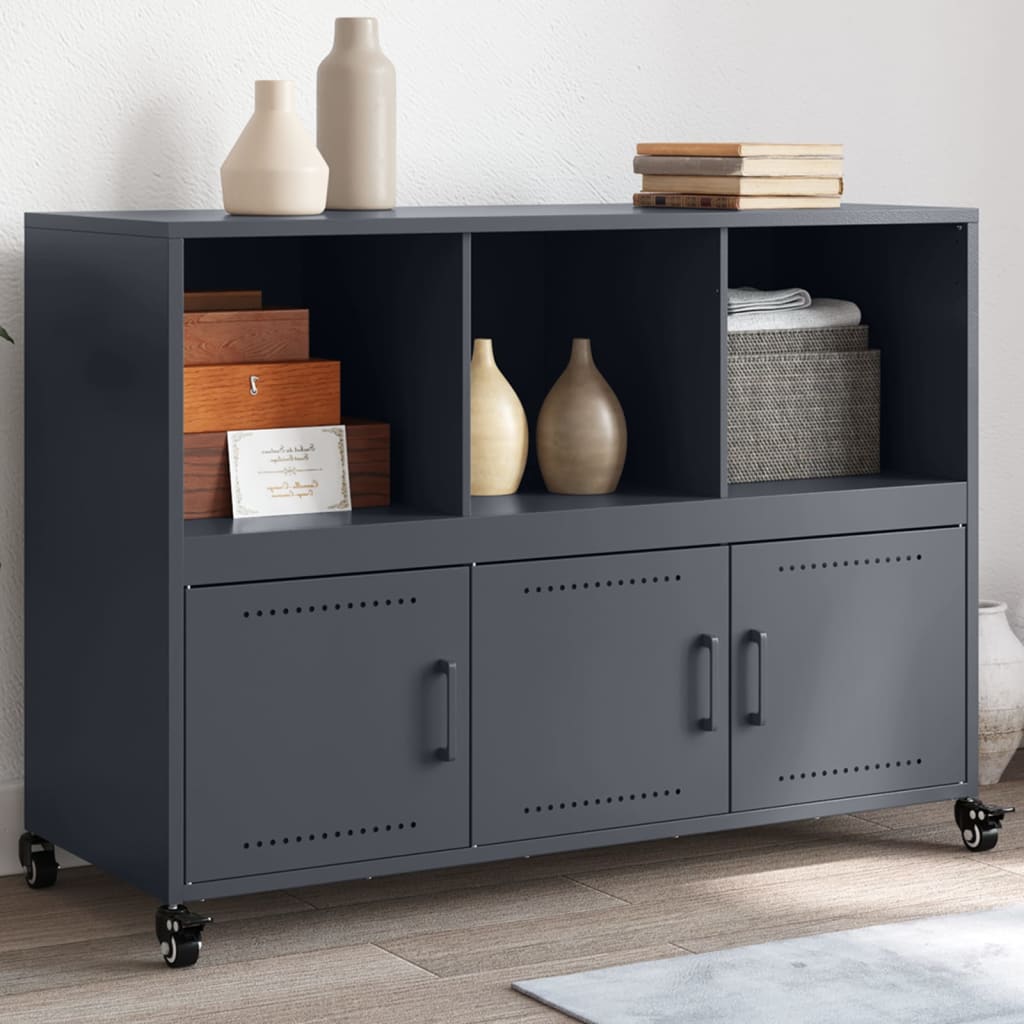 Sideboard Anthracite 100.5x39x72 cm Steel