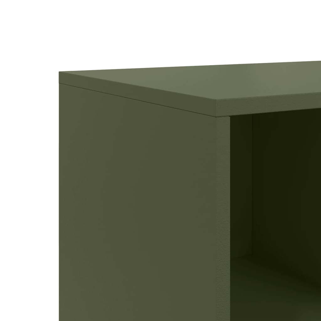 Sideboard Olive Green 100.5x39x72 cm Steel