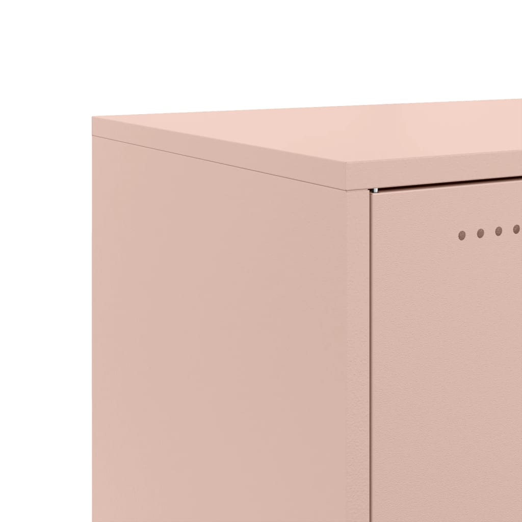 Sideboard Pink 100.5x39x72 cm Steel